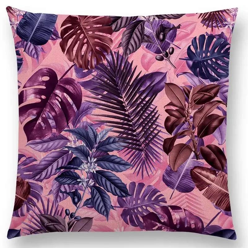 Latest Gorgeous Death Beautiful Skull Floral Garden Colorful Flower God Meaning of Life Cushion Cover Car Sofa Throw Pillow Case