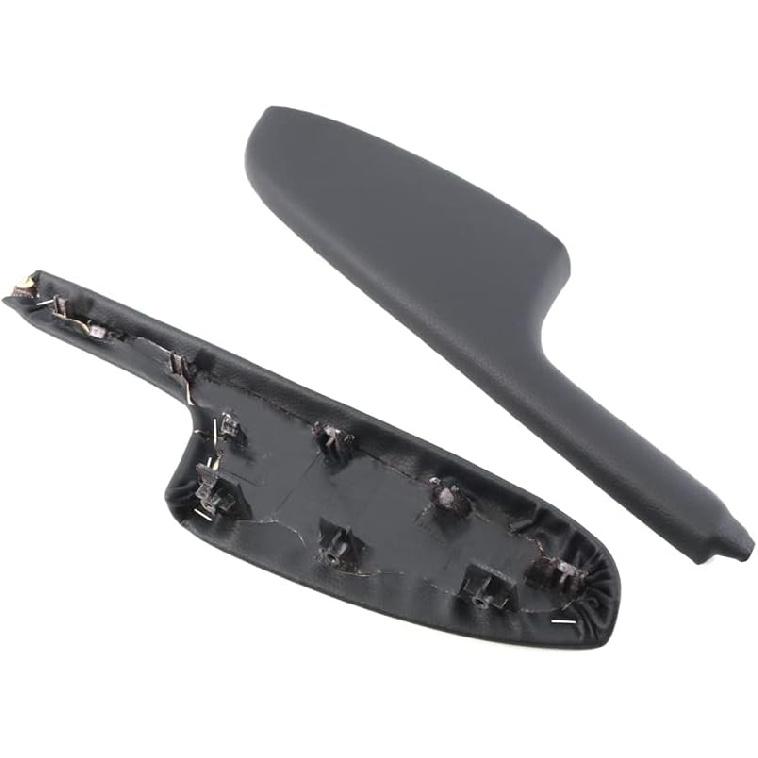 BlackCar Türgriff-Abdeckung für die hintere linke und rechte Tür, Armlehnen-Abdeckung für die hintere Türverkleidung, Kompatibel mit Honda Accord 2013-2017