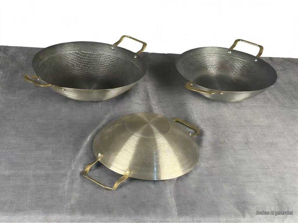 201 Stainless Steel Non-stick Small Hot Pot with Alcohol Stove, Induction Cooker Compatible, Double Ear Design