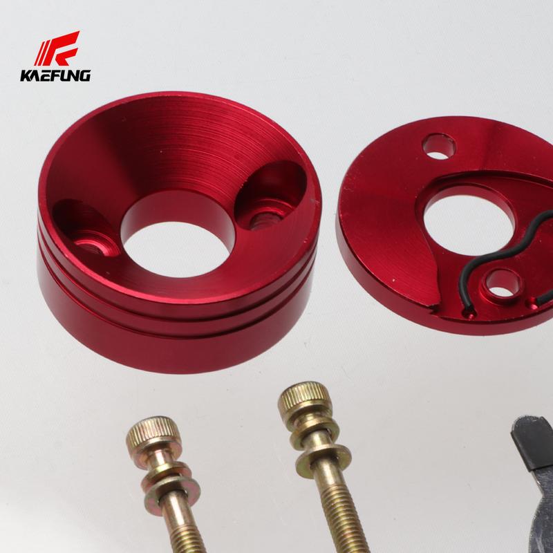 15mm 40-5 Luftfilter-Adapterplatten-Kit Passend für 2-Takt 43cc 47cc 49cc Rasentrimmer, Stand-Up-Scooter, Pitbike-Mini-Bike