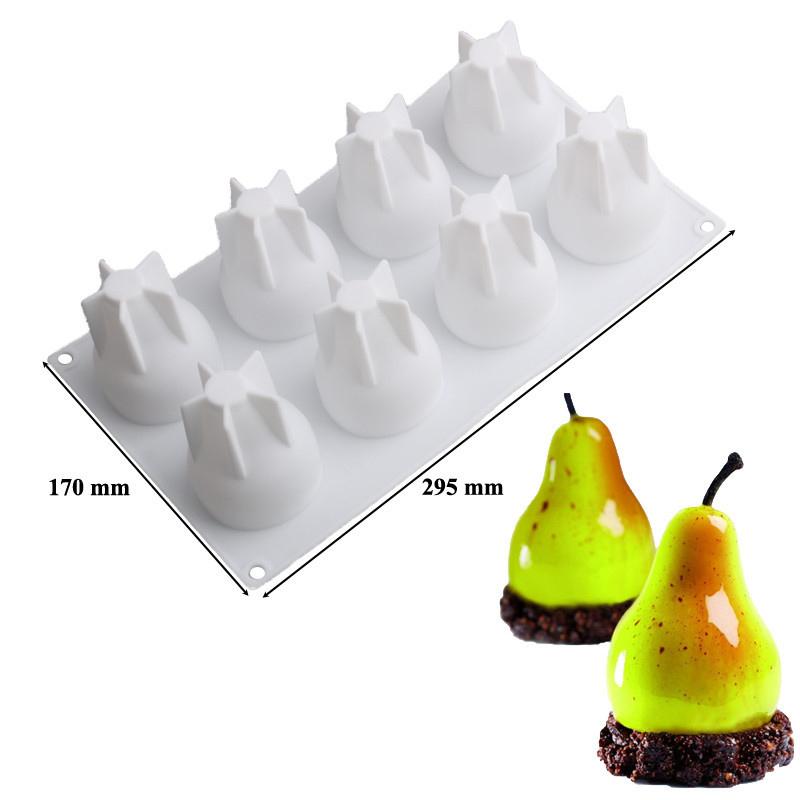 Simulated Fruit Silicone Mold Diy Fruit Dessert Mousse Cake Mold Candle Aromatherapy Soap Silicone Mold Home Decoration Mold