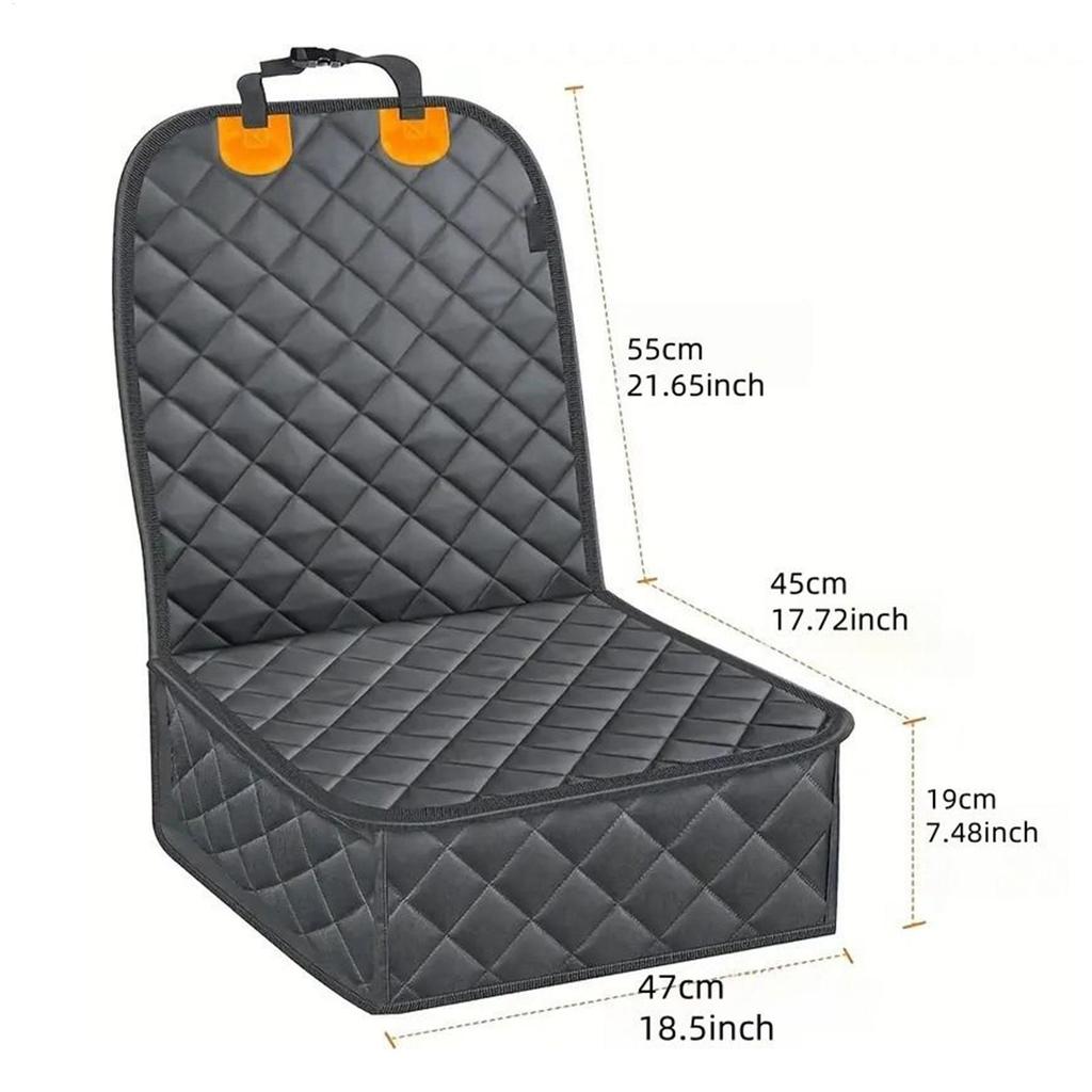 Dog Car Seat Cover Pet Car Cover Front Seat Protector Scratch-Proof Anti-Slip Pet Safety Travel Comfort System For Automotive