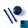 2pcs Universal Dual Flush Push Button for Toilet Tank Black Round Head Easy Install Water Saving Bathroom Replacement Part