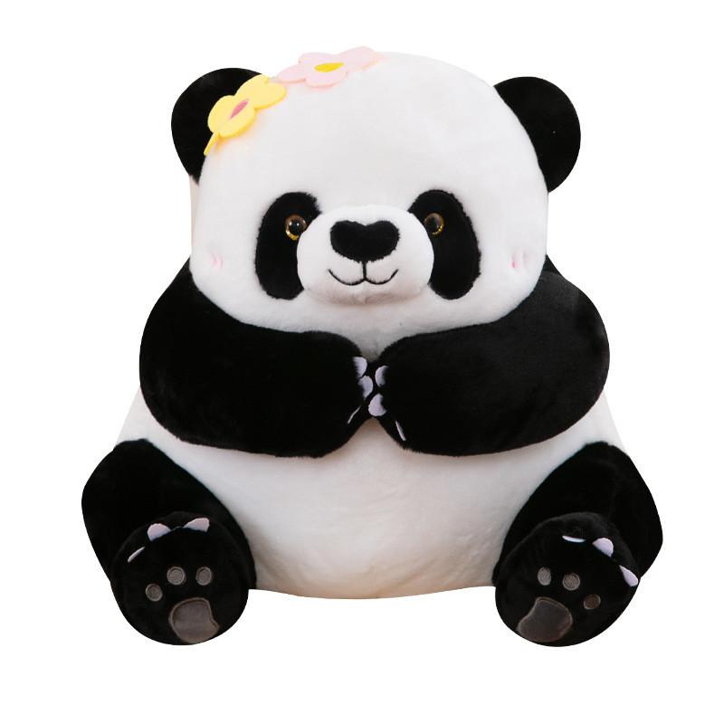 Adorable Plush Panda Toy Soft Stuffed Animal Perfect Kids Gift And Mascot