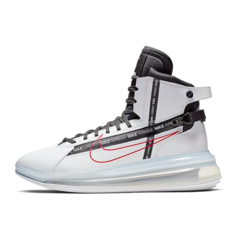 

Nike Air Max 720 Saturn White Black Red Sneakers Casual Shoes AO2110-100 41