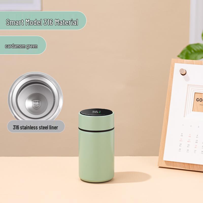 Smart 200ml Portable Insulated Ceramic Cup with Logo Engraving