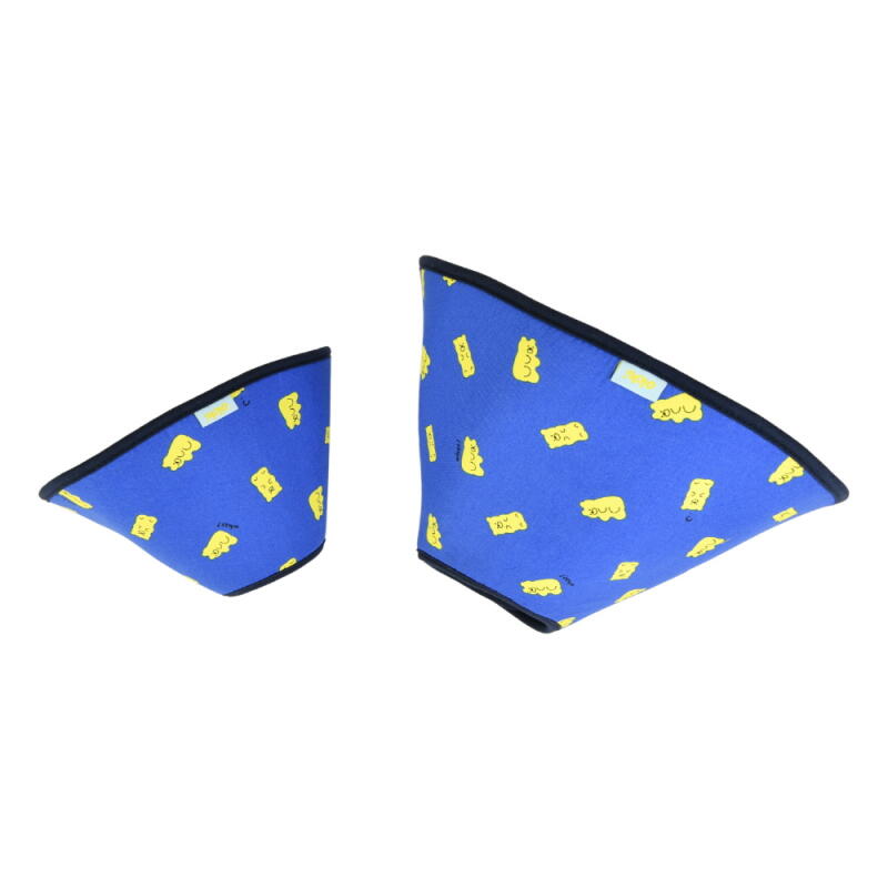 Синий ошейник-колье  Желейный мишка  (OAVA-NC6246) BLUE