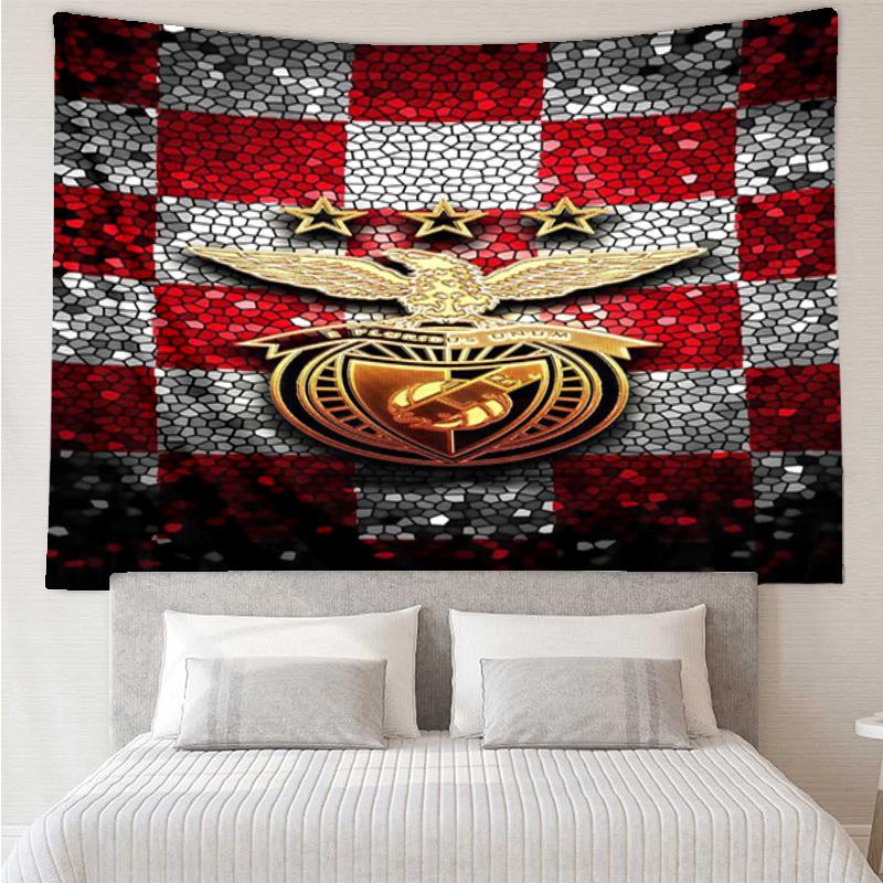 1PC Ben-fica Football Club Printed Tapestry Room Decoration Wall Hanging for Living Room Bedroom, Dormitory, Birthday and Christmas Gifts