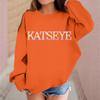 Kids Long Sleeve Printed Neck Sweatshirt Casual Pullover Top for Boys and Girls