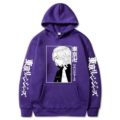2023 Outono inverno Hot Tokyo Revengers Hoodie Anime Manjiro Sano Graphic Hoodie para Homens Sportswear Cosplay Roupas