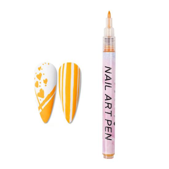 12 Colors Nail Art Pen Set Gel Painting Liner Pen Waterproof Quick Dry DIY Nail Marker Graffiti Dot Gel Pencil for Home Salon