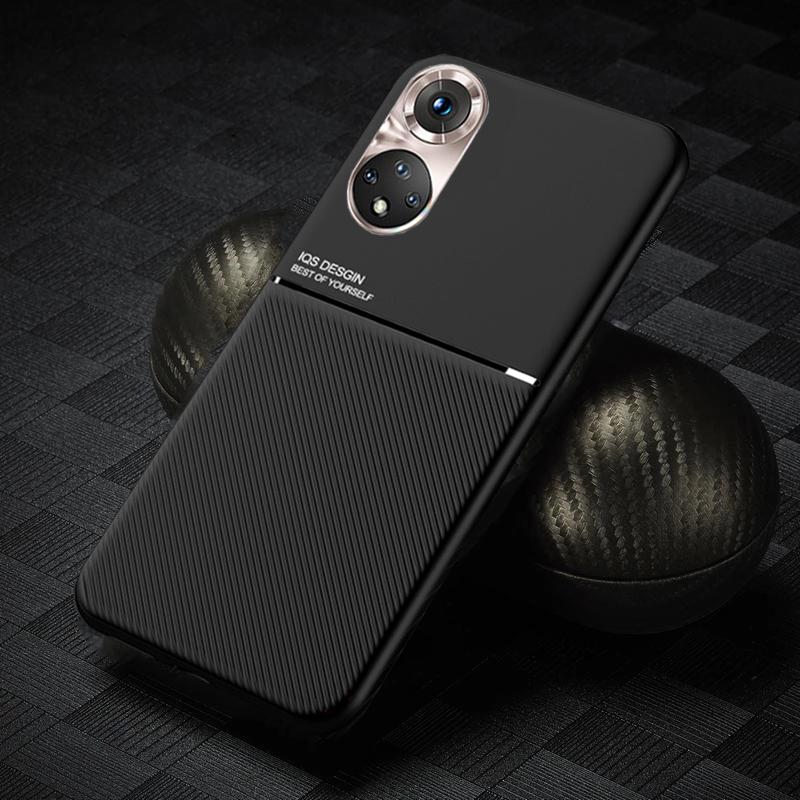 

Роскошный автомобильный кожаный чехол-держатель для Huawei P50 Pro Honor 50 60 70 ro, противоударный мягкий чехол из ТПУ Huawei Honor 70 Pro чёрный