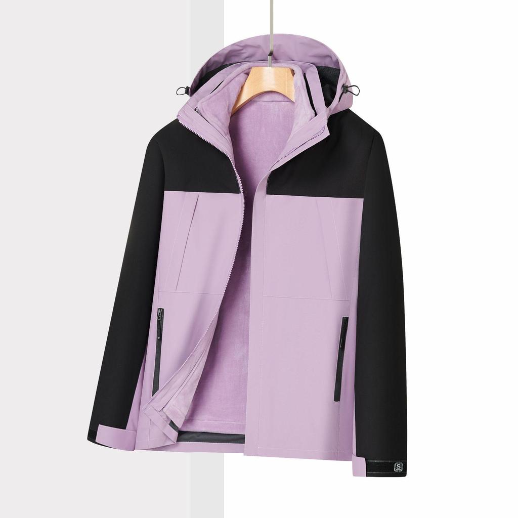 Men's & Women's Fleece-Lined 3-in-1 Windproof Waterproof Climbing Ski Suit