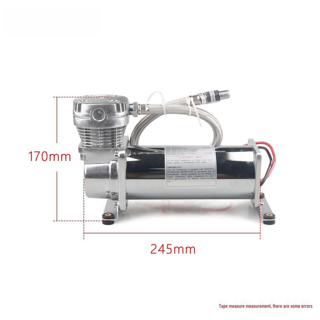 12V Car Suspension Air Pump & Tire Inflator 1/4NPT