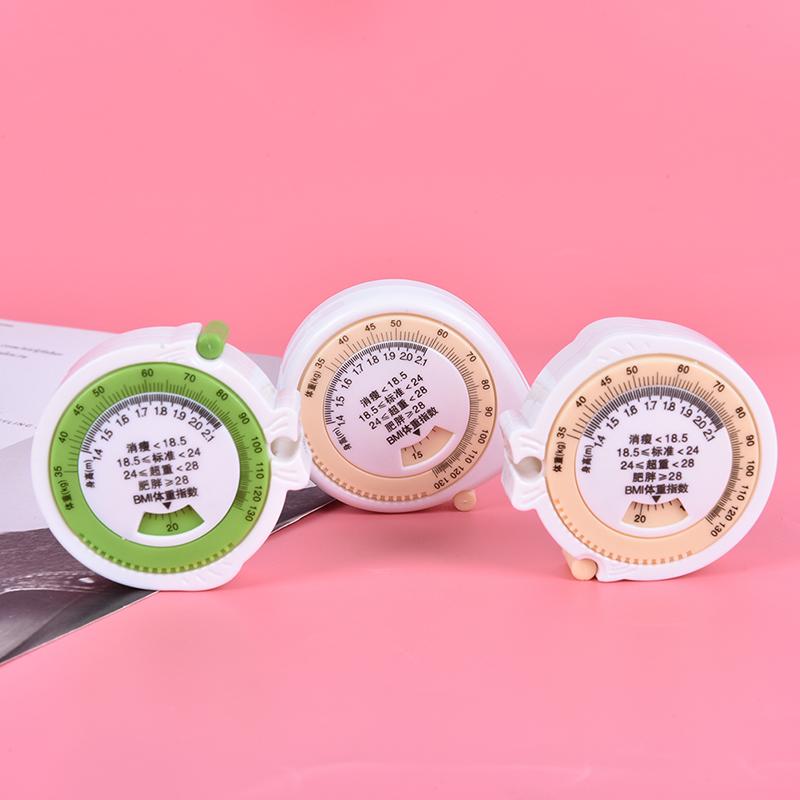 Bmi Body Measuring Tape Sewing Ruler Waist Tape Measure Portable Soft Measurement Ruler Practical Accessories