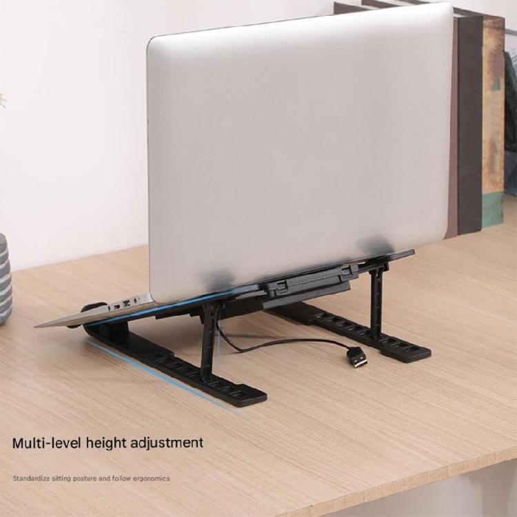 Lightweight Foldable Laptop Tablets Cooling Stand Adjustable Height For Enhances Airflows And Comfort
