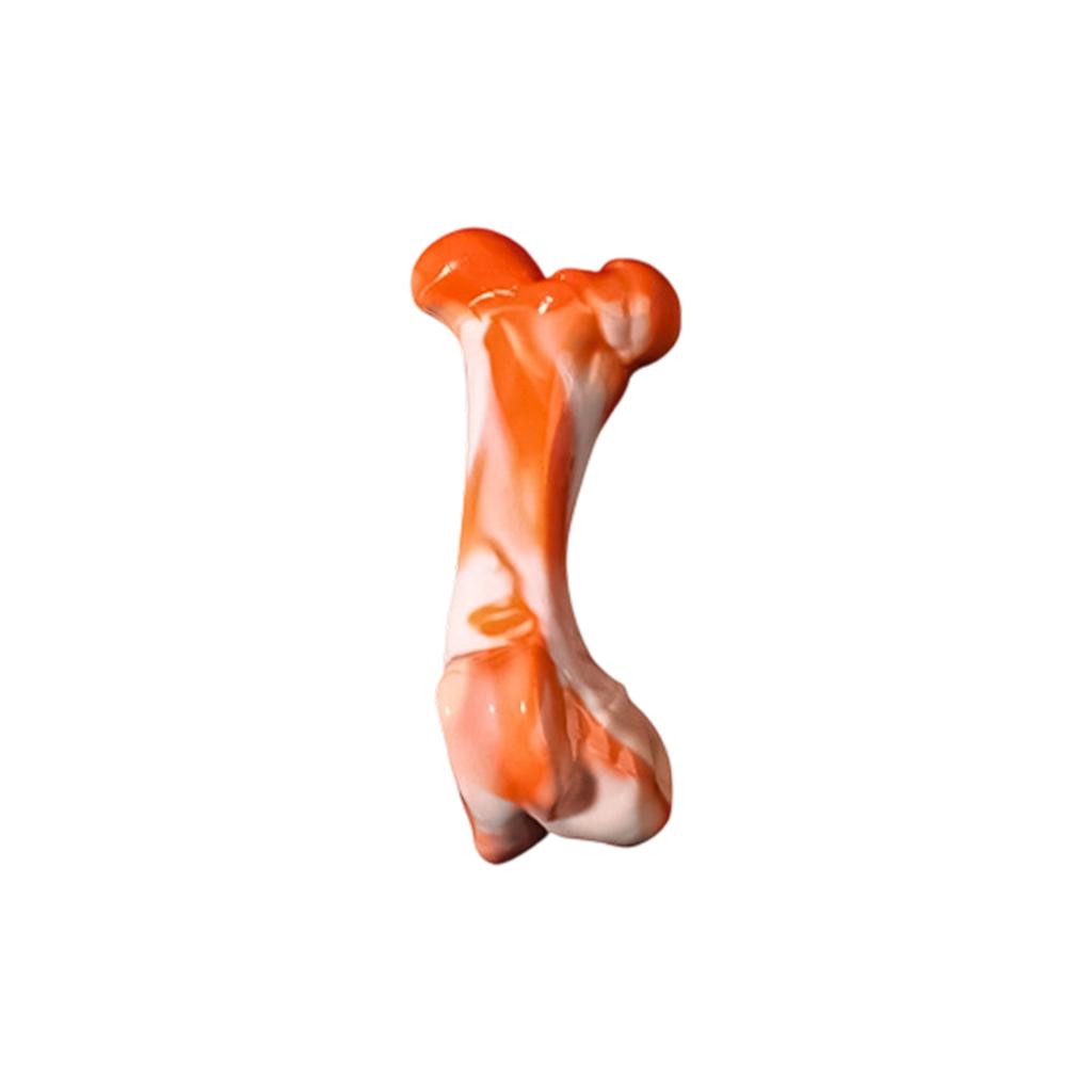 Brinquedo de Morder Durável para Cães Formato de Osso Brinquedo para Animais de Estimação para Roedores Agressivos Longa Duração Não Tóxico Material Seguro para Cães Filhotes