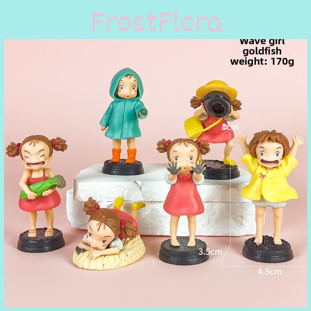 Miyazaki Hayao My Neighbor Totoro Mei And Ponyo On The Cliff Model Anime