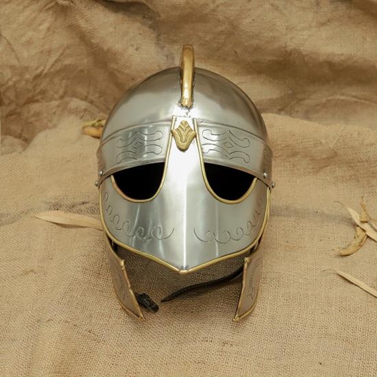 Roman Gallic Helmet Replica: Steel & Brass Medieval Armor