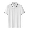 Summer Men's Short Sleeved T-shirt Cotton Thin Business Lapel Men's Polo Shirt