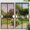 Summer Magnetic Door Curtain - Mosquito Resistant, Soft Yarn Mesh, Multiple Sizes, Easy Install for Home