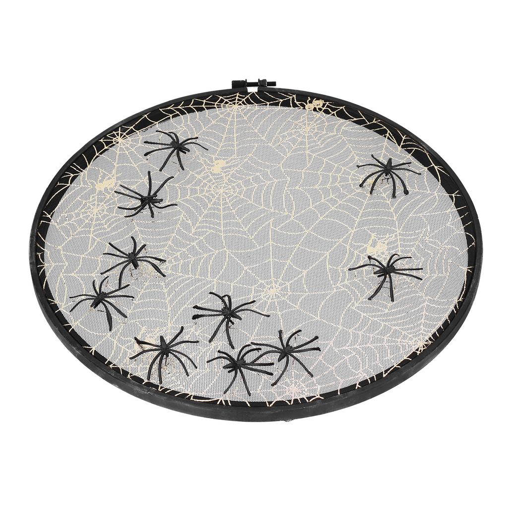 Halloween Embroidery DIY Hanging Decorative Cross Stitch Crafts Ornament for Home FestivalWithout Bowknot