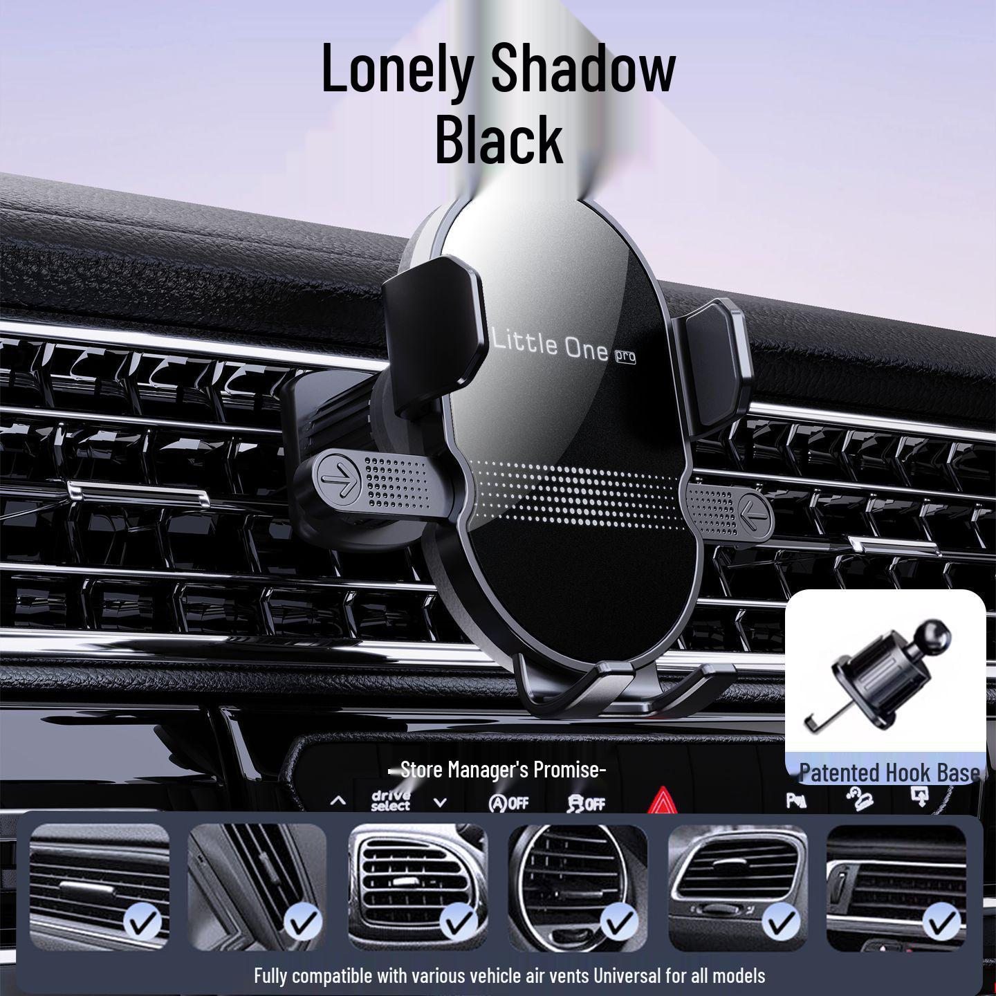 Universal Non-Slip Shockproof Car Gravity Mount for Air/AC Vent