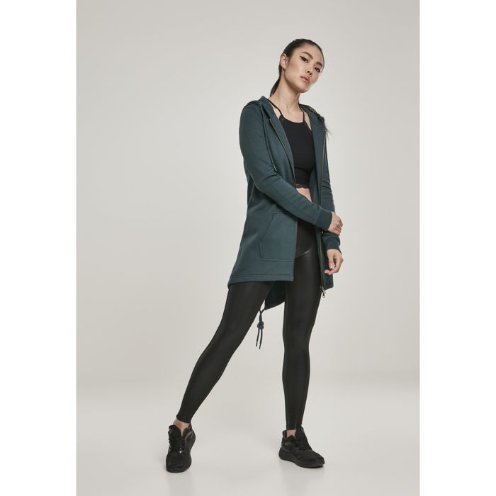 Parka Femme - Urban Classic - Sweat À Capuche - Vert Bouteille - Multisport - Confortable