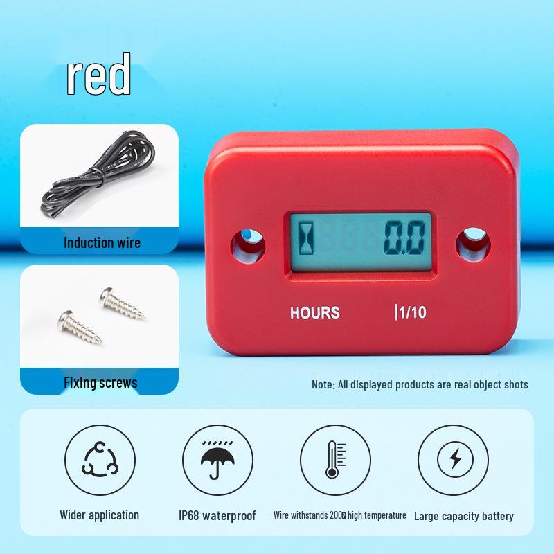 Motorcycle, Chainsaw, Lawnmower, ATV, Go-Kart Engine Hour Meter & Timer
