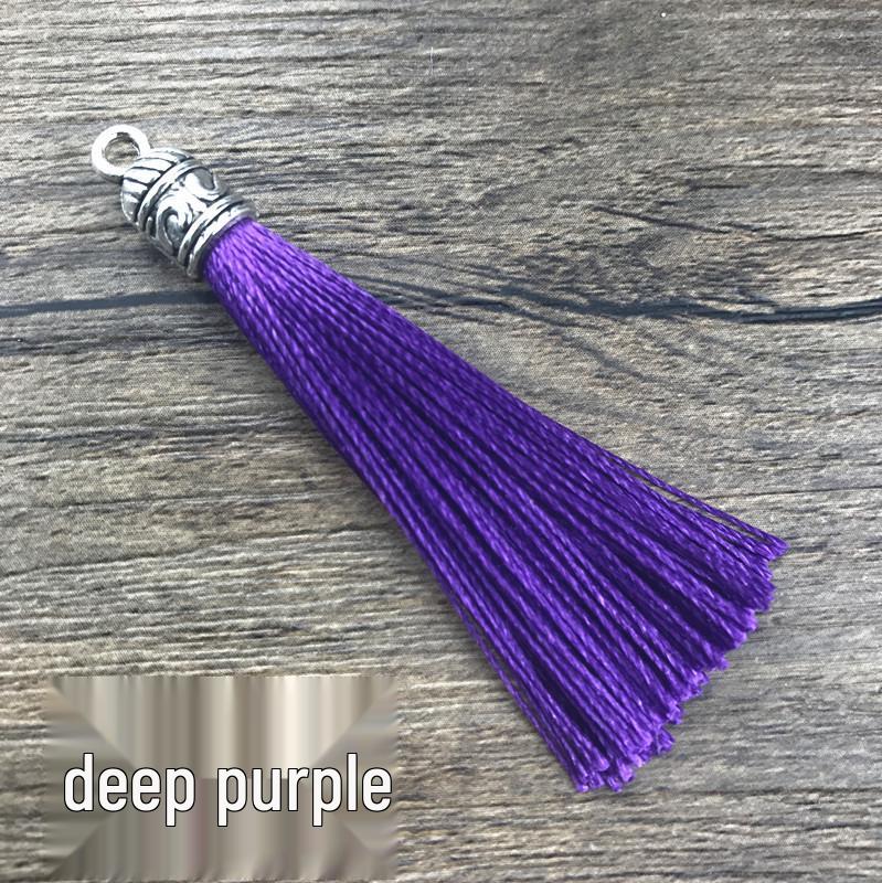 6CM Metal Cap Tassel Pendant for DIY Jewelry, Bag, Earrings & Clothing Accessories