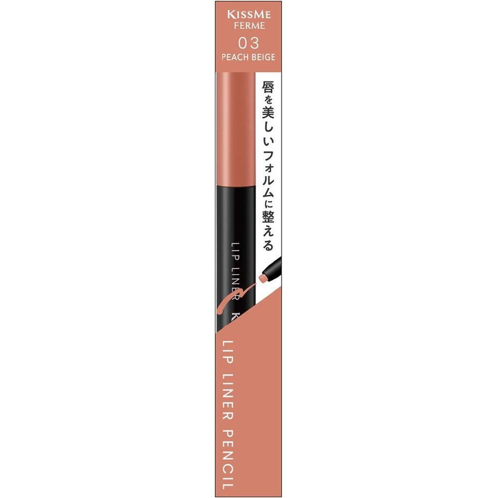 Kiss Me Ferm Lip LiNer N Peach Beige 0.18g