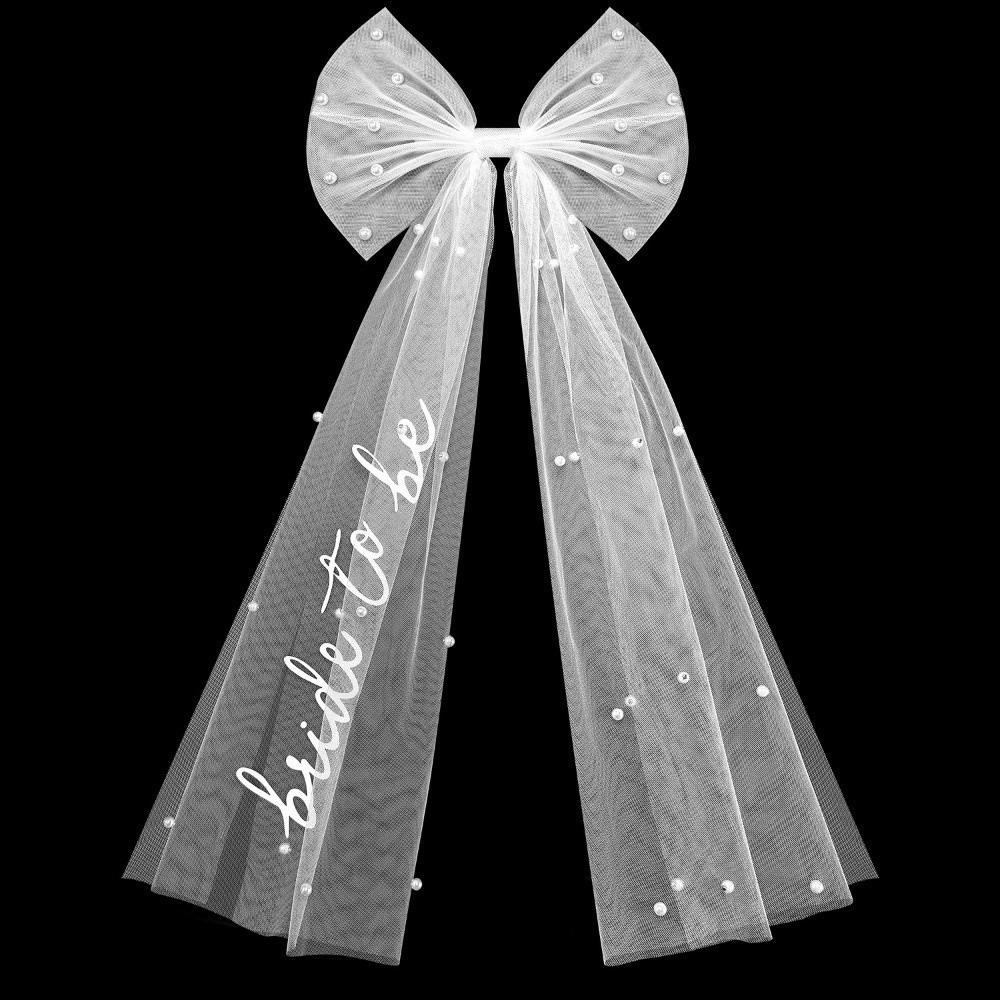 Фата Свадебная Фата Цветок Свадебная Марля Простая Фата для Невесты Аксессуары для Невесты белый