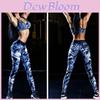Women High Waist Yoga Fitness Leggings With Stretchy Polyester Fabric For Comfortable Movement