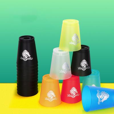 12Pcs/Pack Stacked Cups Anti-deformed Air Flow Hole Design Adults Kids Sport Stacking Cups Battles Game for Athletics