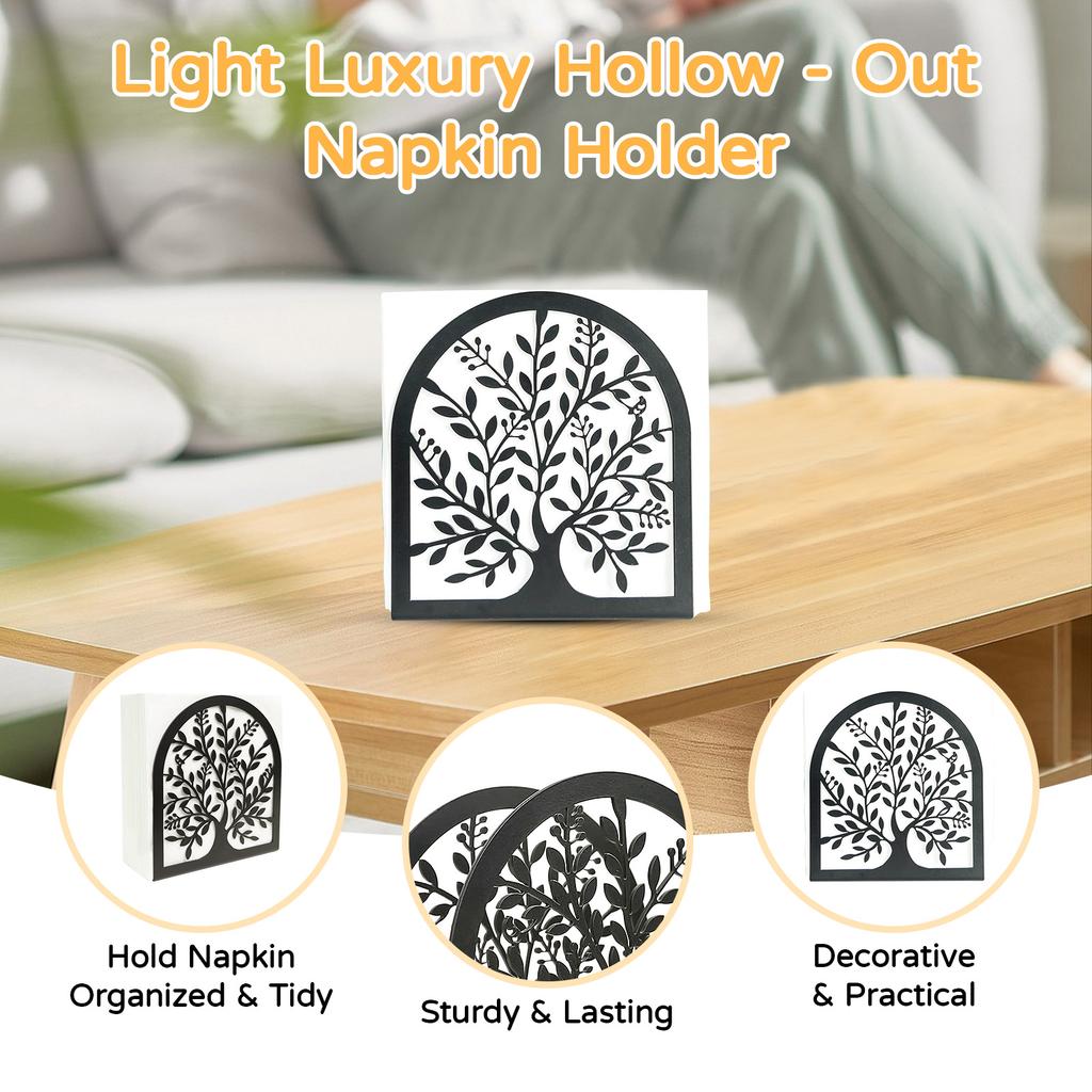 Fristående Pappershållareställ Metall Servetthållare För Kök Matsalsbord Organisation Vertikalt Pappershanddukställ