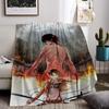 Weiche Decke Luxus Attack on Titan Eren Yeager Dicke Decken für den Winter Doppelbetten Knie Sofa Überwurf Bett Warm