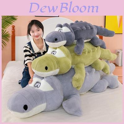 Cartoon Crocodile Plush Toy Sleeping Pillow For Girls Gift Microfiber Softness