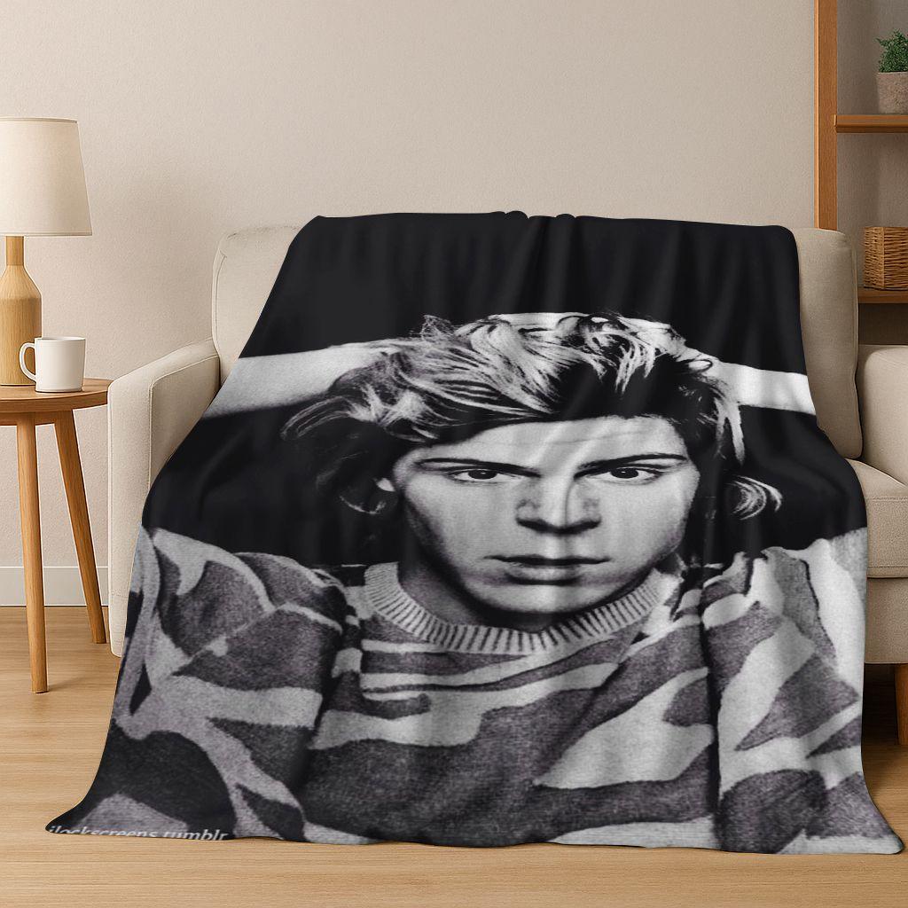 26 Stili Evan Peters Bello Arte Coperta di Flanella, Coperta Morbida e Accogliente per Casa Camera da Letto Letto Divano Picnic Ufficio Coperta Regalo Bambino