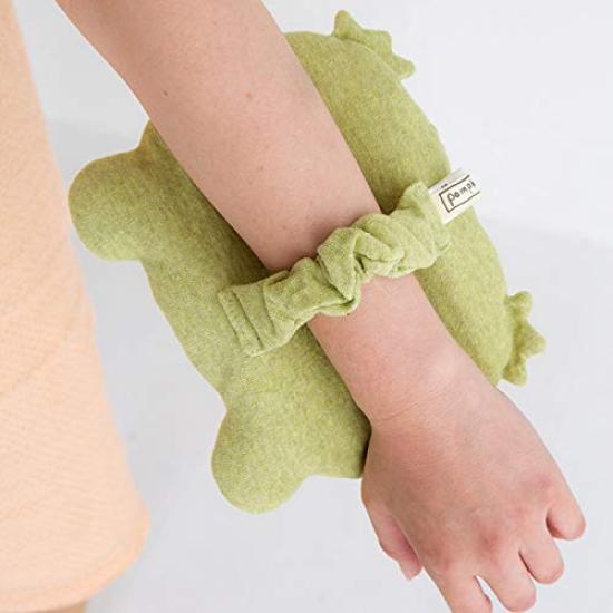 Ompkins BABY Organic Cotton Cat Hug Pillow Made In Japan Y-1291 100% [Kitty Series] (Natural)