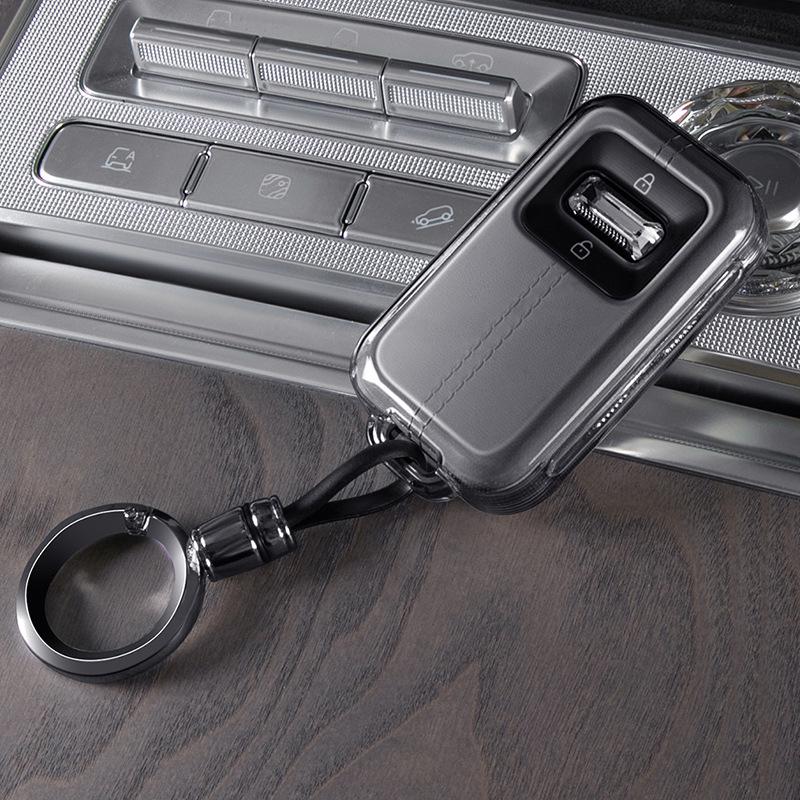 Zeekr 9X TPU Key Cover: Transparent, Anti-Drop Protection with Buckle