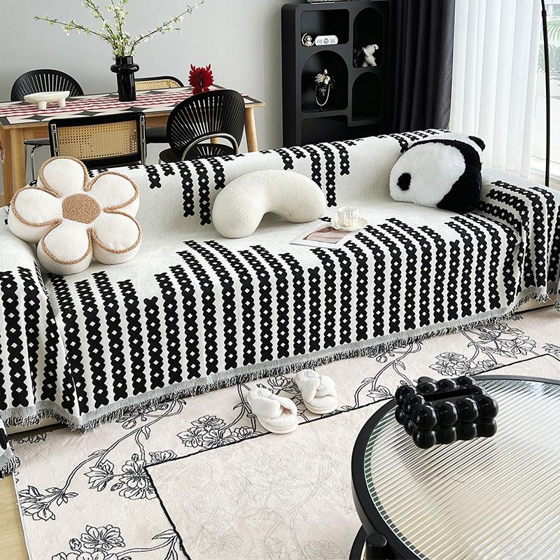 Chenille Sofa Towel Full Cover Cloth Non-Slip Stain-Resistant Four Seasons Universal Anti-Cat's Paw Cushion