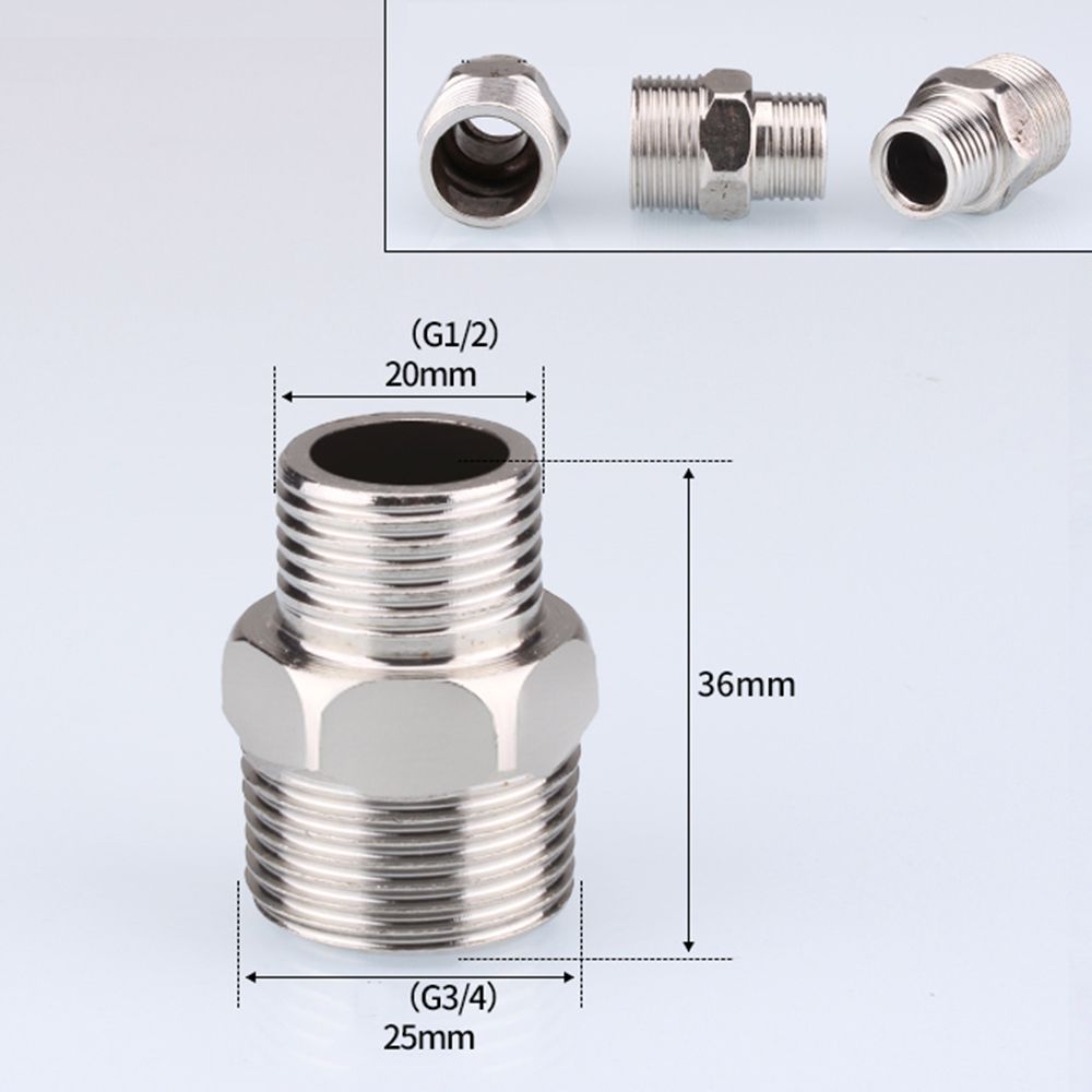 Rörkopplingar i rostfritt stål BSP Gänga Hane Hona T-koppling Reducerande Vinkelstycke Stumfogsadapter Adapter Koppling VVS-koppling