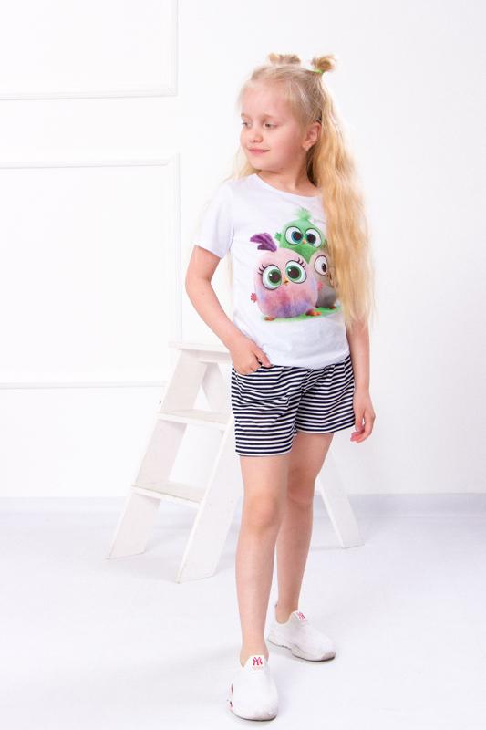 Girls' Cotton Shorts – Comfy Fit & Side Pockets Summer 6262-002 HC
