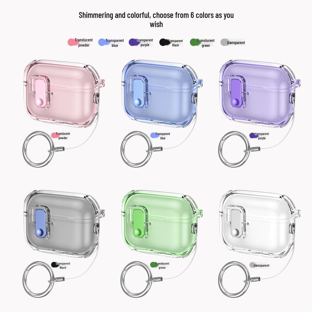 AirPods Pro 3/2 & 4 Bluetooth Earphone Protective Case with Auto-Open Lid