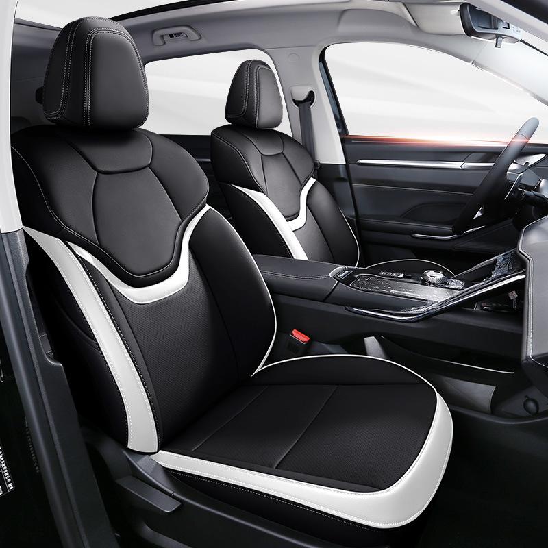 Harvard Fuda Dog Raptor Genuine Leather Car Seat Cover, Full Wrap, All-Season.
