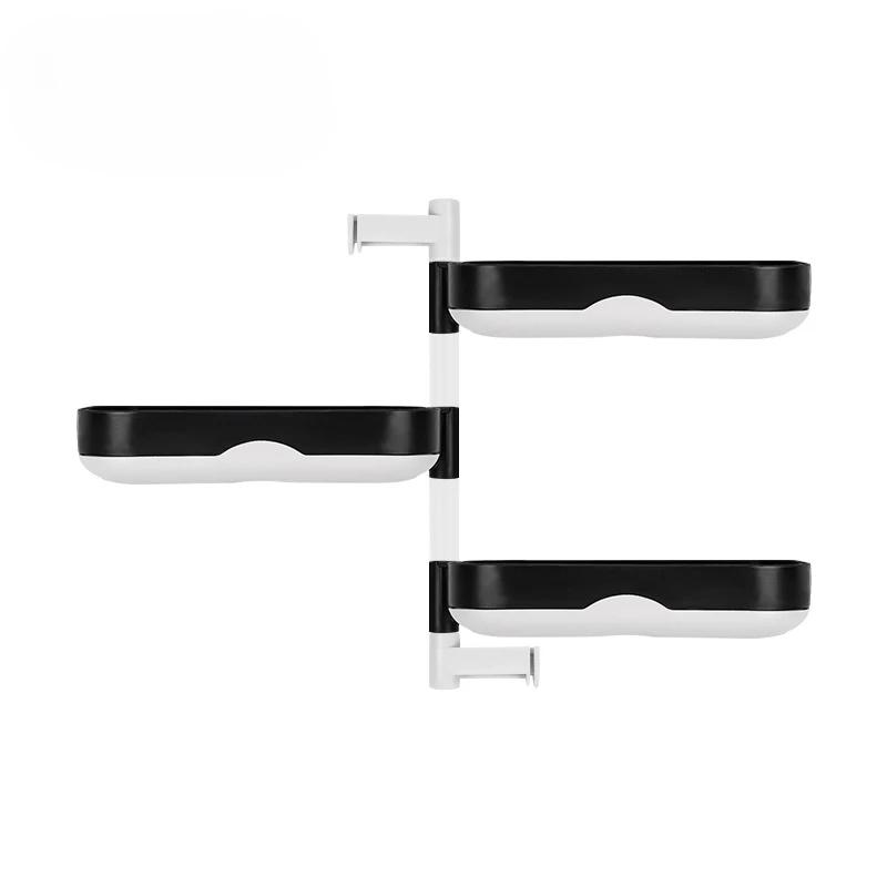 

Многослойная мыльница, не требующая сверления, стойка для хранения мыла, настенная, вращающаяся, полка для хранения в ванной и туалете, бытовая дренажная коробка 4 layers