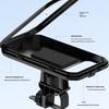 Phone Mount Waterproof, Motorcycle Phone Mount Handlebar Mount Base & Touching Screen, 360 Rotation Phone Holder