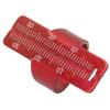 Endo Ruler Ring Aluminium Alloy Oral Gauge Endodontic Span Measure Dental InstrumentsRed
