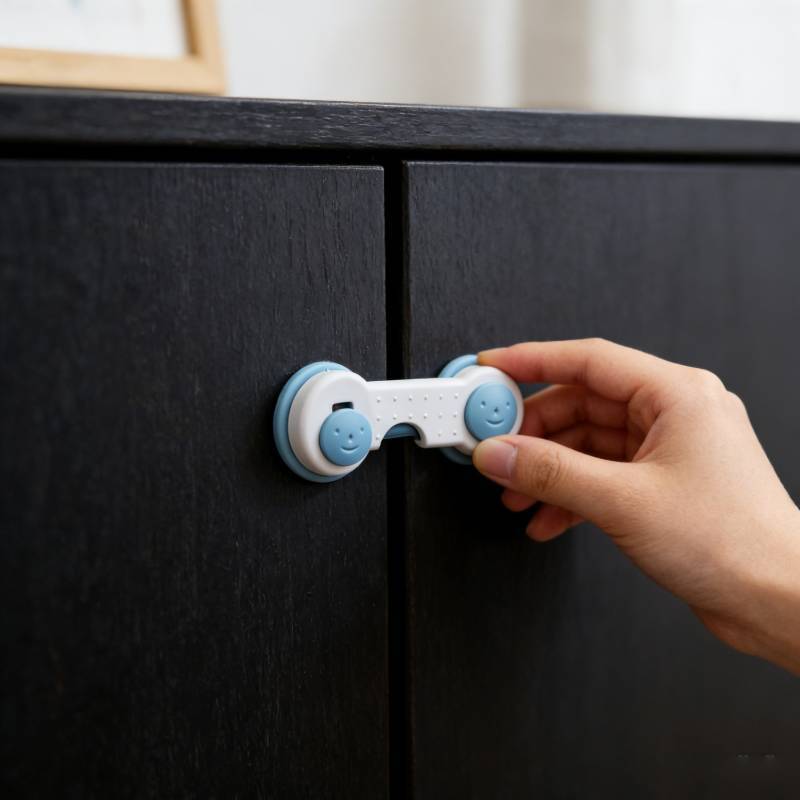 Serrure de sécurité pour bébé pour tiroirs et réfrigérateur Dispositif de verrouillage à l'épreuve des enfants pour la maison Sécurité enfant