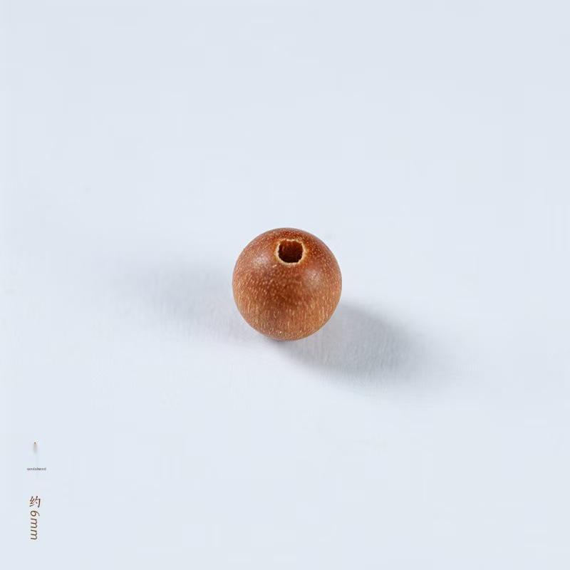 Natürliche Holzperlen: Grünes Sandelholz, Rotes Sandelholz, Ebenholz, Goldener Seidensandelholz, Zypresse - DIY-Zubehör